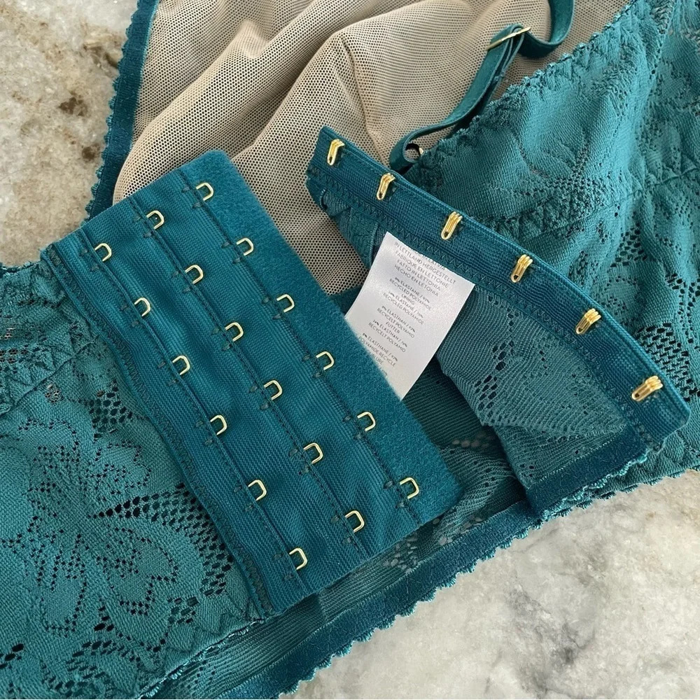 Nwt Underprotection Ruby Bralette In Teal Size Xl — image 7 of 8